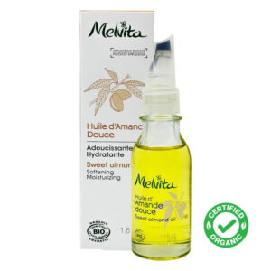 Melvita Sweet Almond Oil 50ml is a moisturising and soothing face and body oil that is suitable for all skin types.