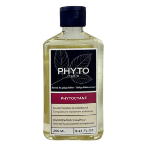 Phytocayne Densifying Treatment Shampoo stimulates hair from the roots to restore density and vitality.