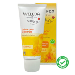 Weleda Baby Calendula Nappy Change Cream helps prevent soreness and reduce redness.