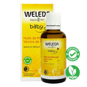 Weleda Organic Baby Belly Massage Oil 50ml Improve digesting problems