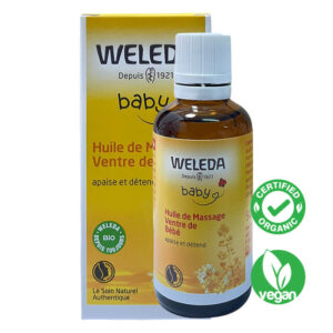 Weleda Organic Baby Belly Massage Oil 50ml An organic massage oil tailored for baby’s belly