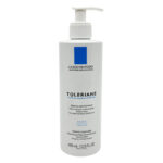 La Roche Posay Toleriane Dermo Milky Cleanser gently cleanses without over-drying to remove waterproof makeup, dirt and oil on the face and eyes.