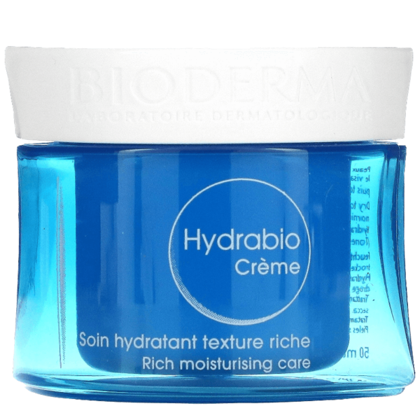 jar of Bioderma Hydrabio Cream Rich Moisturising Care 50ml