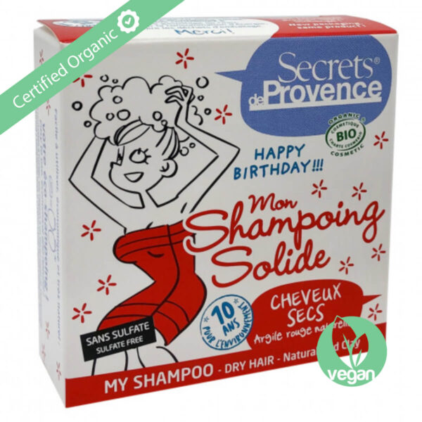 Secret de Provence Organic Solid Shampoo for Dry Hair 85g