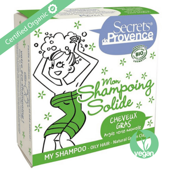 Secret de Provence Organic Solid Shampoo for Oily Hair 85g