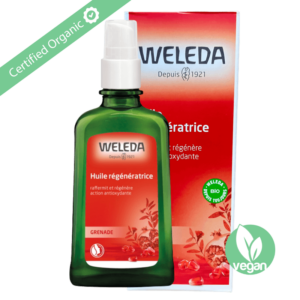 pciture Weleda Organic Pomegranate Regenerating Body Oil 100ml cosmobeautyfrance.vom
