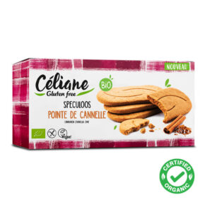 Celiane Gluten Free Organic Speculos with Cinnamon 120g A gourmet treat that’s as versatile as it is delicious