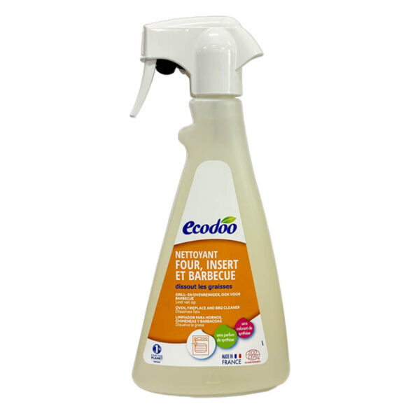 Ecodoo Natural Oven, Fireplace & BBQ Cleane Spray 500 ml 99.93% of the total ingredients are from natural origin