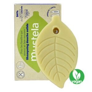 Mustela Organic Solid Cleansing Bar 75g leaves your hair soft, shiny, and skin supple and comfortable.
