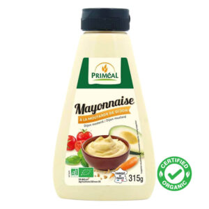 Experience an explosion of flavor with Primeal Organic Mayonnaise, blended with zesty Dijon mustard to elevate your salads and snacks.