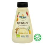 Experience an explosion of flavor with Primeal Organic Mayonnaise, blended with zesty Dijon mustard to elevate your salads and snacks.