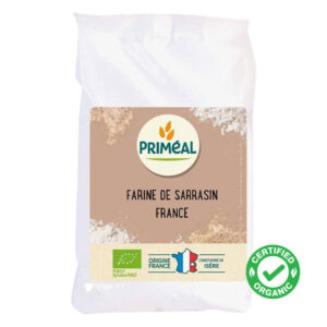 Primeal Organic Buckwheat flour,grown in France, is ideal for the premaration of Breton French Crêpe or mixed with wheat flour to make breads