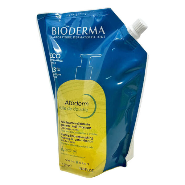 Invigorate dry and sensitive skin to reveal a luxurious, silky-smooth feel with Atoderm Shower Oil from Bioderma