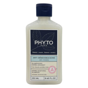 Phyto Anti-Itch Dermo-Care Shampoo provides soothing relief for sensitive and dry scalps.